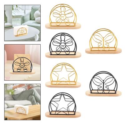 Napkin Holder with Metal Wire Napkin Storage Box for Countertop Home Kitchen