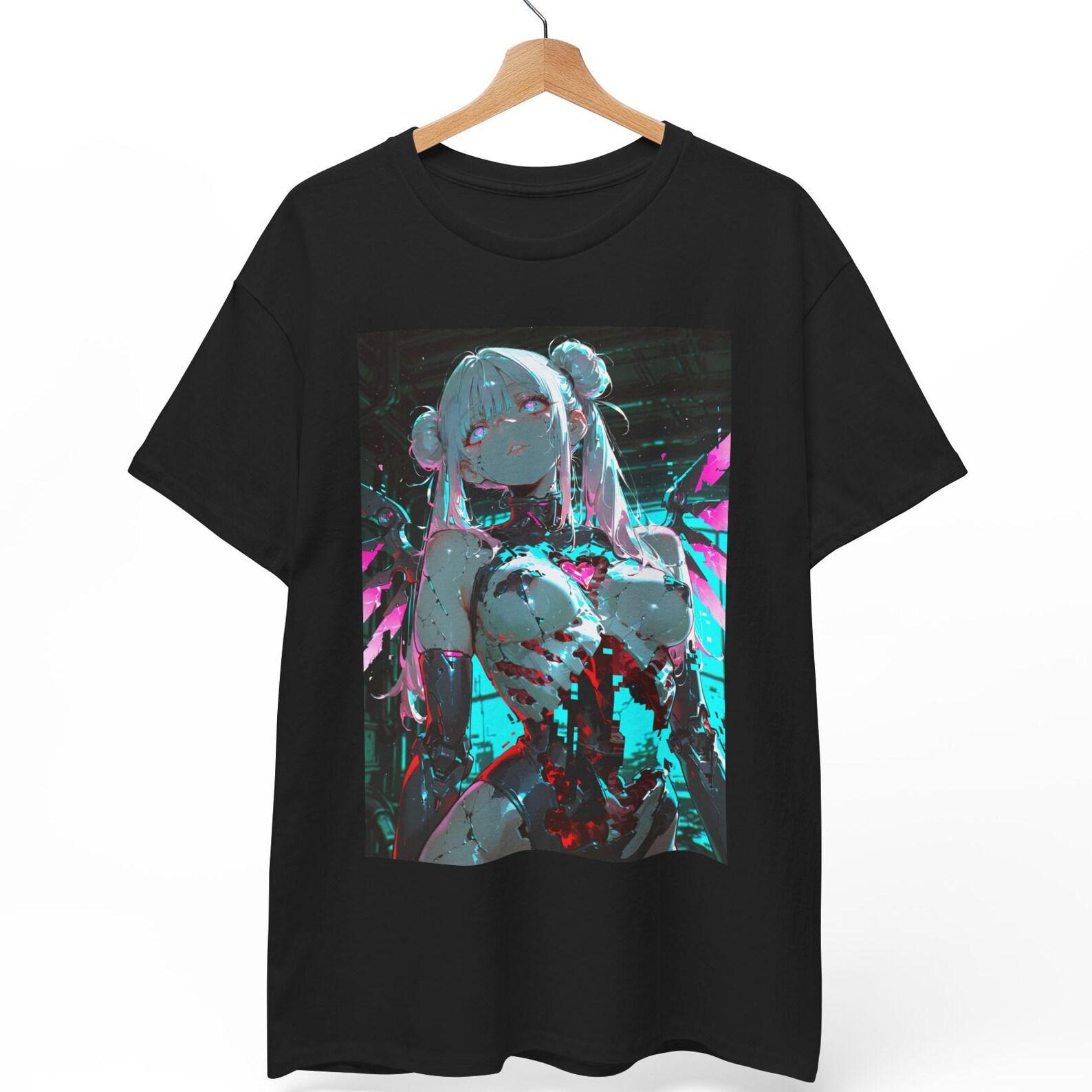 Anime Shirt | Cyberpunk Girl L