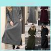 Gemütliches Winter-Kapuzenpullover-Kleid mit Fleecefutter für lässigen Komfort und Stil