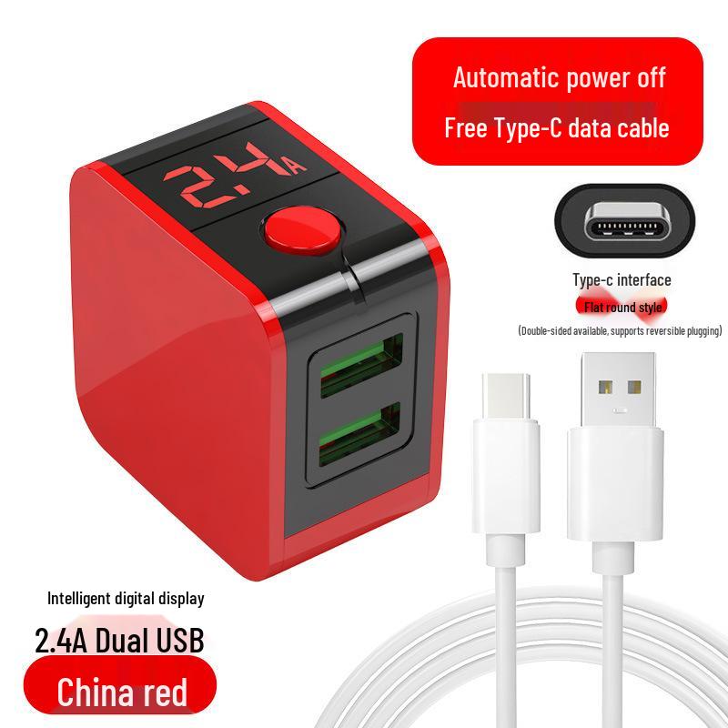 Fast Charging Multi-Port USB Charger with Auto Power Off & Overcharge Protection for iPhone