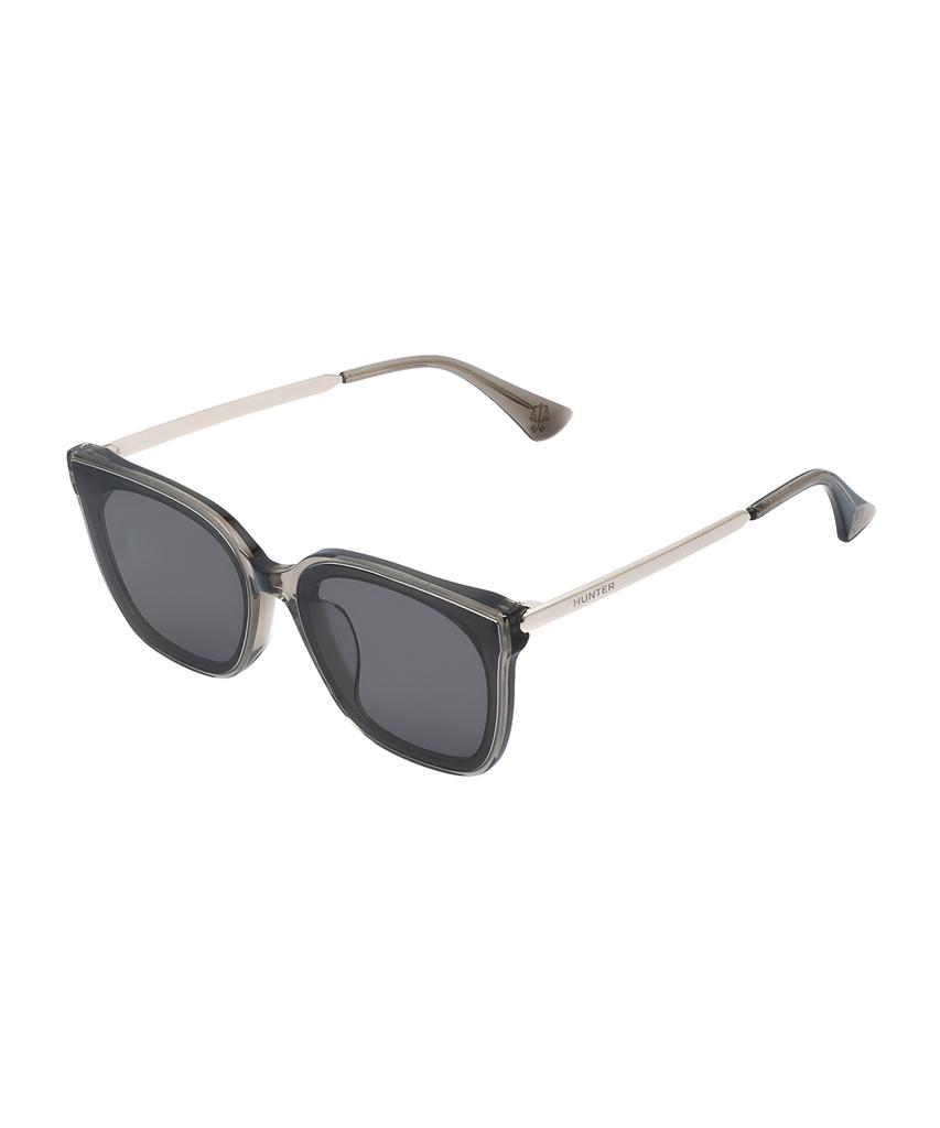 Heonteoaiweeo [Unisex] Flat Bar Square Sunglasses - Beige Hta02