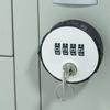 Round Padlock 4 Digital Combination Cabinet Lock with for Key for Drawer Cab