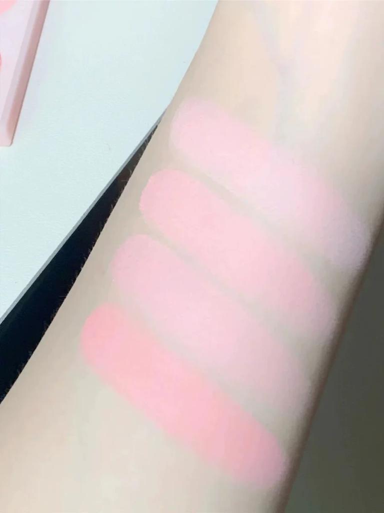 Super Tender Creamy Honeydew Melon! Jiang Chenglan's Same Style Ice Cream Four-Color Blush Matte Low-Saturation Pink Expansion Color