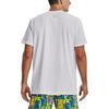 Under Armour Cartoon Pattern Printed Crew Neck Pullover American Vintage T-Shirt Men Tops White 1374213-100