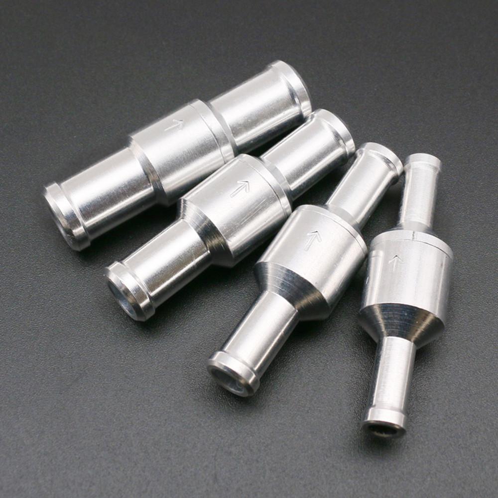 1pcs 6/8/10/12mm Aluminium Alloy One Way Fuel Non Return Check Valve Petrol Diesel for Car Automobile Helicopter Ship Motorcycle