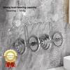Bathroom Wall Hole-free Door Swivel Suction Cups Strong Load-bearing Rows of Hooks Bathroom Corrugated Non-marking Sticky Hooks