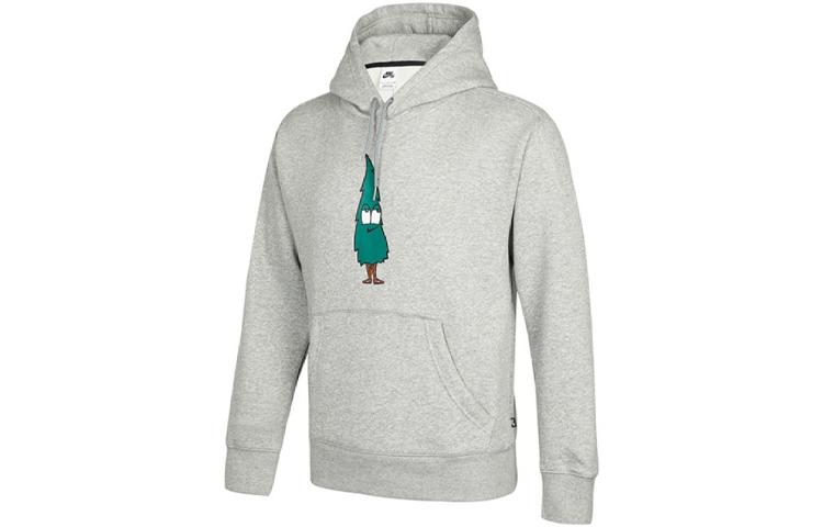 Толстовки Nike Мужские Серые С капюшоном Утепленные Другие DJ3677-063 M