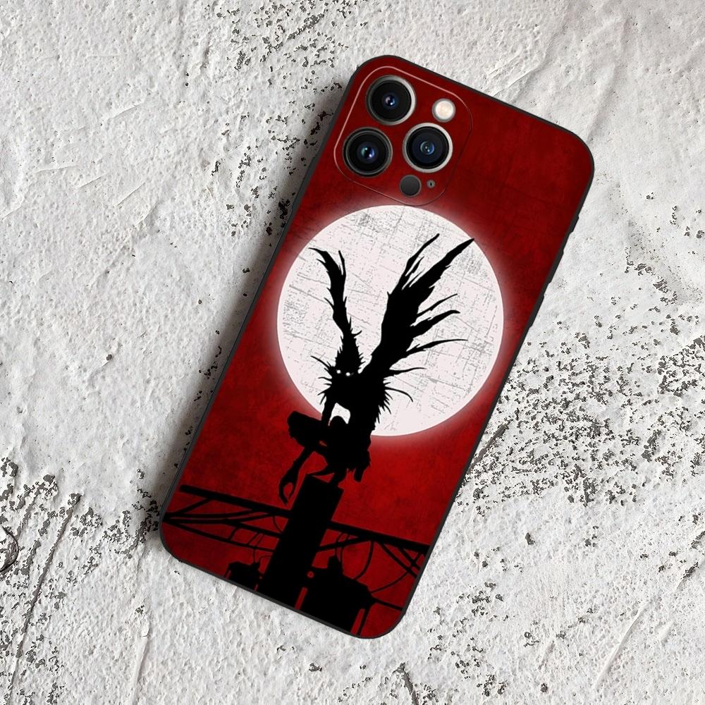 L-Lawliet Death Note Phone Case for Iphone 17 Air 16 15 14 13 12 11 Pro Max Xr X Xs Mini Plus Black Soft Silicone Cover