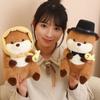 Adorable Capybara Plush Toy With Scarf And Hat Soft Pp Cotton Stuffed Animal
