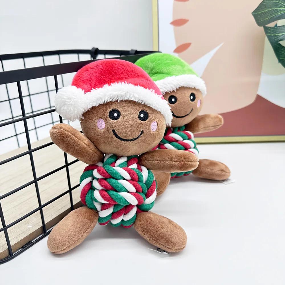18cm Gingerbread Man Plush Toy Biscuit Peluche Stuffed Cookie Soft Doll Room Decoration Birthday Gifts Can Be Used As Dog Toy