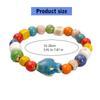 Delicate Ceramic Beaded Jewelry Handmade Ceramic Beaded Bracelet Featuring Cat Motifs for Fashion Enthusiasts