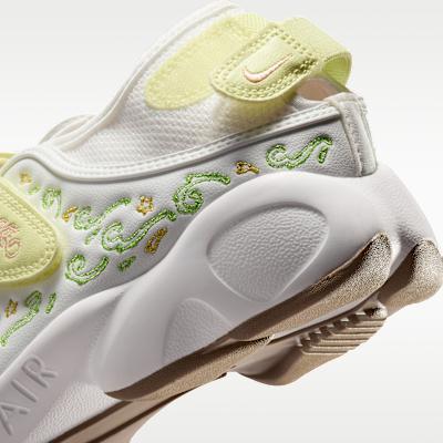 Nike Air Rift Casual Shoes Women's White Green Yellow