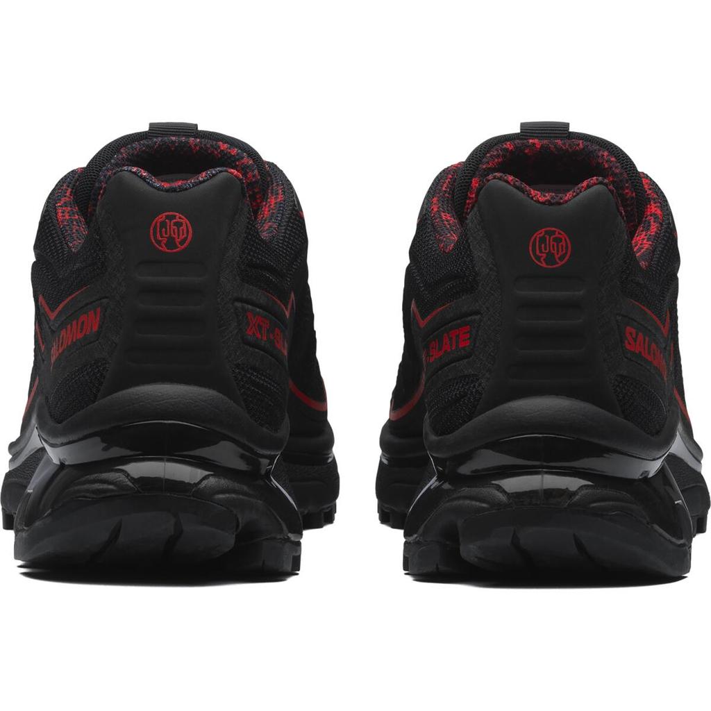 SALOMON Xt-Slate Red Viper Casual Sports Cushioning Non-Slip Wear-Resistant Supportive Lightweight Low-Top Running Shoes Unisex Sneaker Black 478469