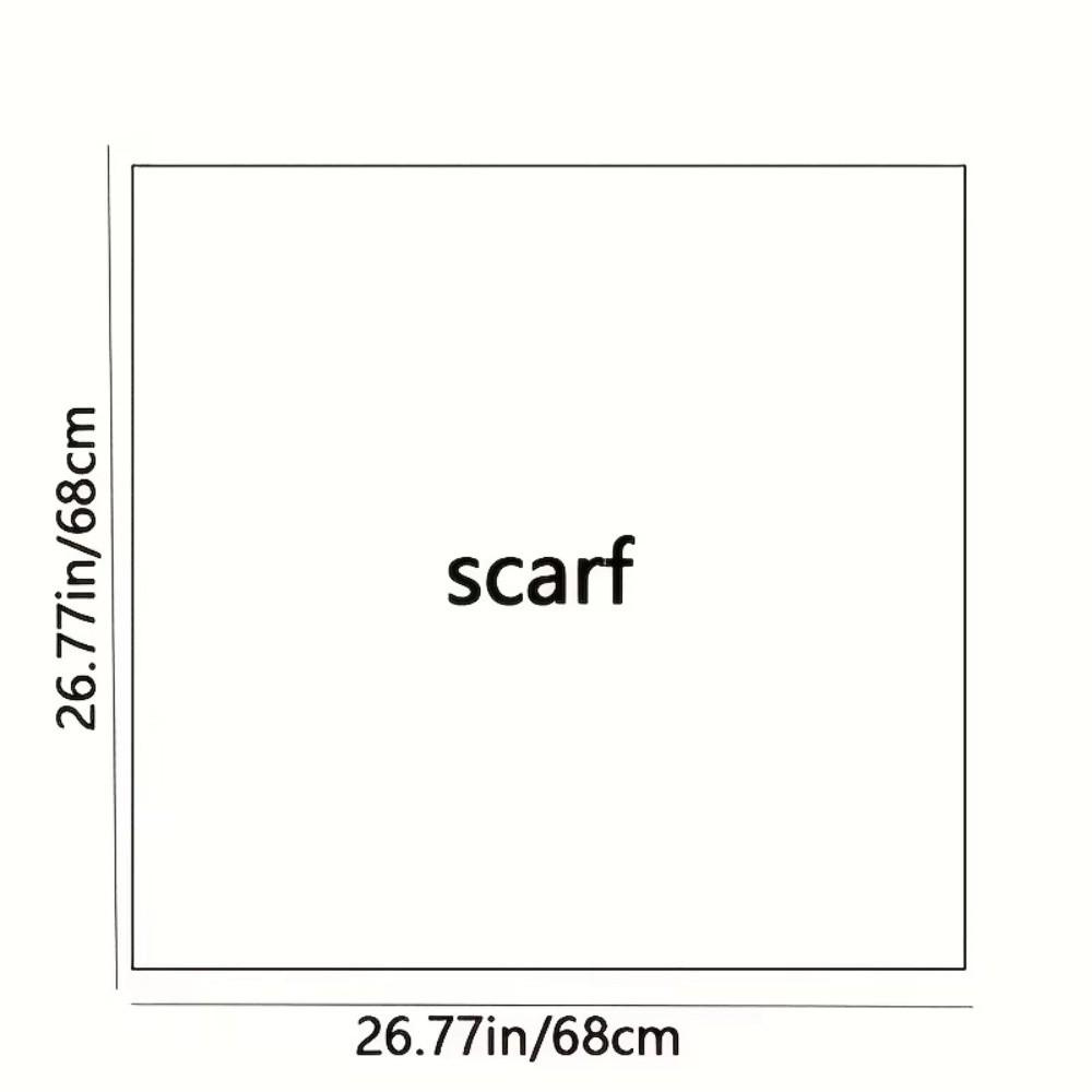 Neue Glatte Textur Seiden-Haarbänder Vielseitige Mode Elegantes Quadratisches Tuch Leopardenmuster Schal Damen