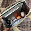 Casual Oxford Fabric Tote with Books Print and Side Pockets for Women and Students