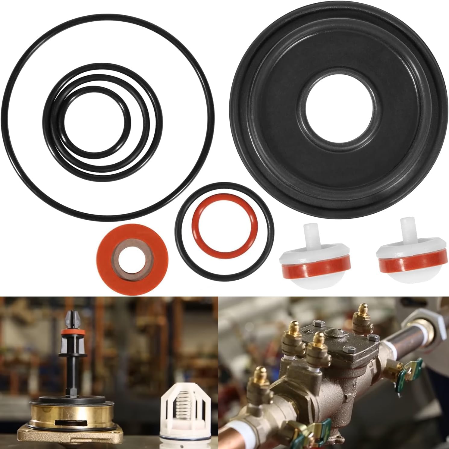 

0887297 Complete Rubber Repair Kit for Watts 009 LF009 Series 1/4 -1/2 Reduced Pressure Zone Assembly