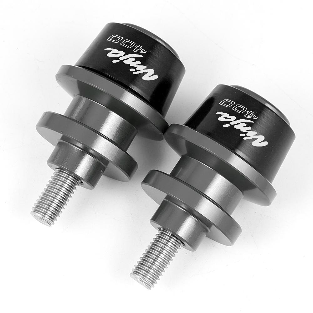 Motocykl hliníkové cívky kyvné vidlice Šrouby zadního stojanu Posuvníky Příslušenství pro Kawasaki NINJA400 NINJA 400 2018- 