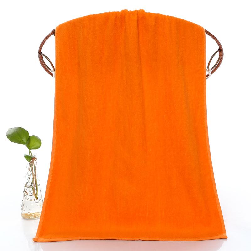 Floor towel bathroom thickened water absorption thickened non-slip pure cotton plain color hotel bathroom floor towel pillow towel