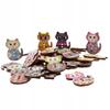 Wooden Button, Decorative Cats, Colorful Mix