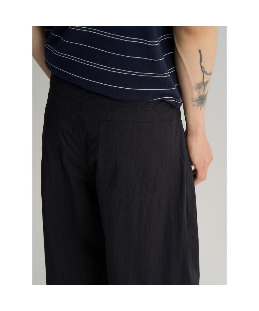 8SECONDS Lightweight Crispy Cotton Curved Fit Pants Black