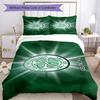 Celtic Football Club Crest Printed Pattern Duvet Cover Set – includes 1 duvet cover and 2 matching pillowcases Bedroom decor Christmas gifts
