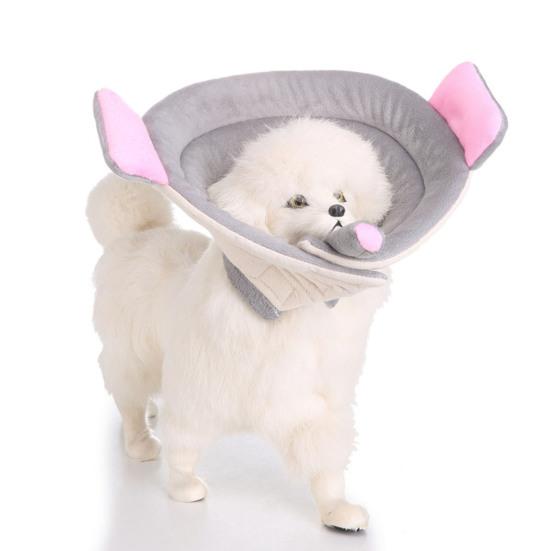 Krk pro psa ve tvaru květu Nastavitelný kužel pro psa Po operaci Krk pro psa Roztomilý Krab Slon Kužel pro malé střední psy a kočky