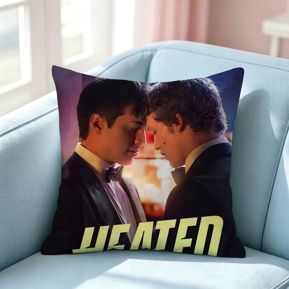 Heated Rivalry Shane Hollander IIlya Rozanovs Square DoubleSided printed Pillow Case Bedroom Bedside Pillow Sofa Cushion Cover