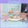 Plush Bear Keychain With Wool Sweater For Girls And Bag Decor