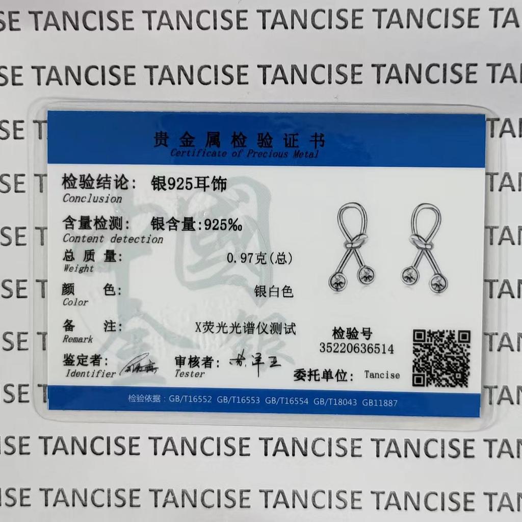 Cercei cu zirconiu din argint 925 Tancise Cercei cu picătură pentru femei Cadouri de nuntă