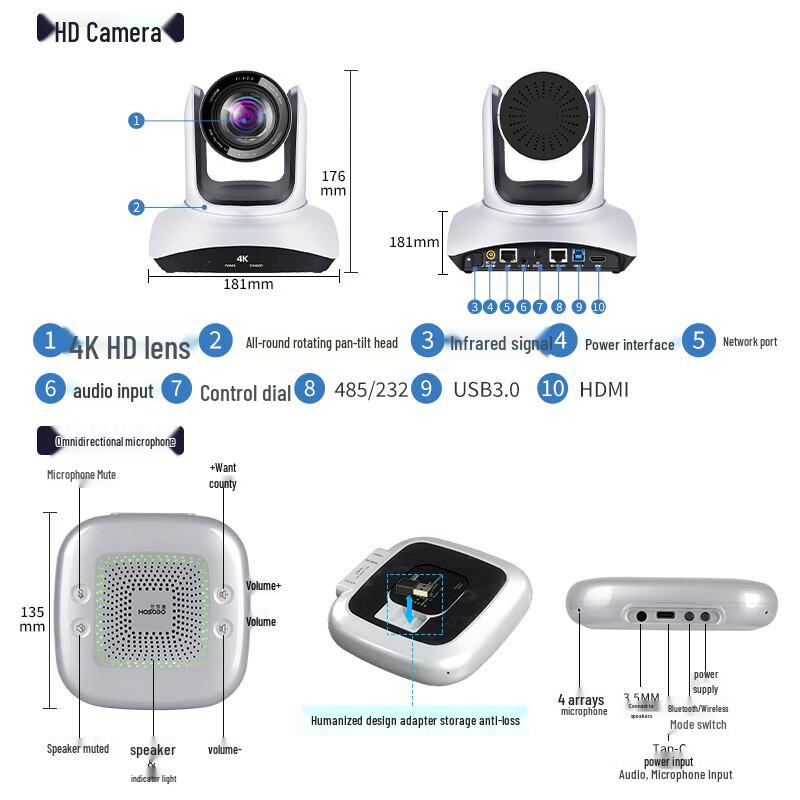 Hongshidao 4K Video Conferencing System (CN version)