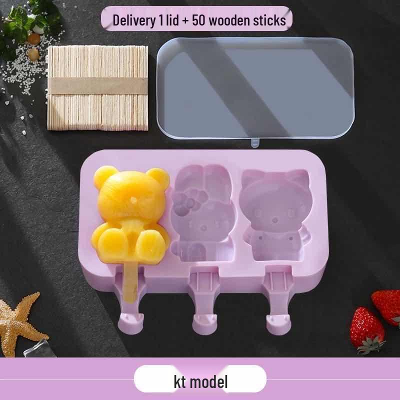 

Набор мультяшных силиконовых форм для эскимо и мороженого