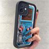 Black Groove Game Console Phone Case for iPhone 14-17 Pro Max