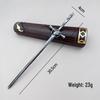 New Chinese Fairy Sword Hairpin: DIY Hanfu Tassel Metal Hairpin for Step-Shaking Hairstyle.