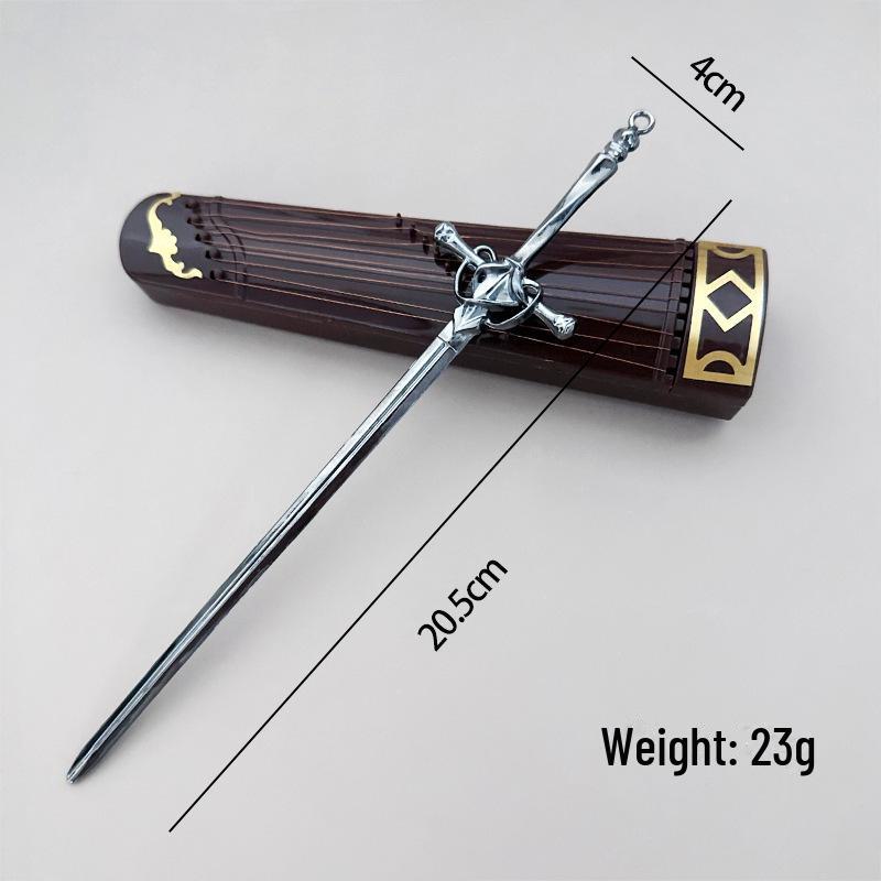 

Новая китайская заколка для волос «Меч феи»: Металлическая шпилька для волос в стиле ханьфу с кисточками для создания небрежной прически. Electroplating