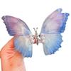 2Pcs Butterfly Girls Hairpin Moving New Gradient Hair Clip Three-Dimensional Barrettes Pearl Pet Hair Accessories