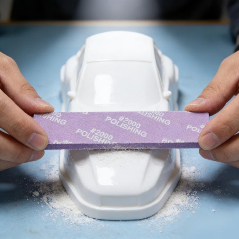 9 Pieces Multiple Grits Silicon Carbides Abrasive Sponge Sheets Ideal for Wood Metal and Automotive Repair Tasks
