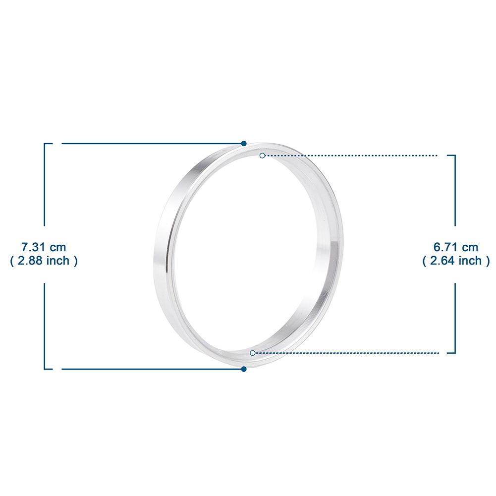 4 шт. Проставка для центрального отверстия колеса автомобиля, кольцо, подходящее для центрального отверстия вашего автомобиля 73,1/67,1 73,1/70,1 73,1/70,3 73,1/72,6