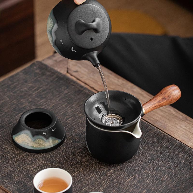 Ceramic Tea Leakage Tea Filter Yuanshan Tea Filter Kung Fu Tea Set Accessories