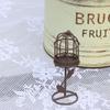 Yousheng Miniature Birdcage Ornaments, Decorative Mini Birdcage Figurine, Cute Garden Succulents Pot Decor Tea Banquet