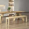 Bank, Sitzplatz für 3 Personen, bis zu 330 kg, Kiefernholz, 175x33x45 cm