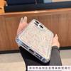 INS cute floral apple 15 mobile phone case iphone14promax transparent soft rubber 13/12/11 anti-drop xr