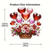 Flat Acrylic Flower & Plant Pendants: Indoor/Outdoor Window Balcony Garden Decor