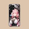 Wuthering Waves Taoqi Mobile Phone Case for Samsung Galaxy S25 S24 S23 S22 S21 S20 Note20 Plus FE Ultra Glass Colorful Cover
