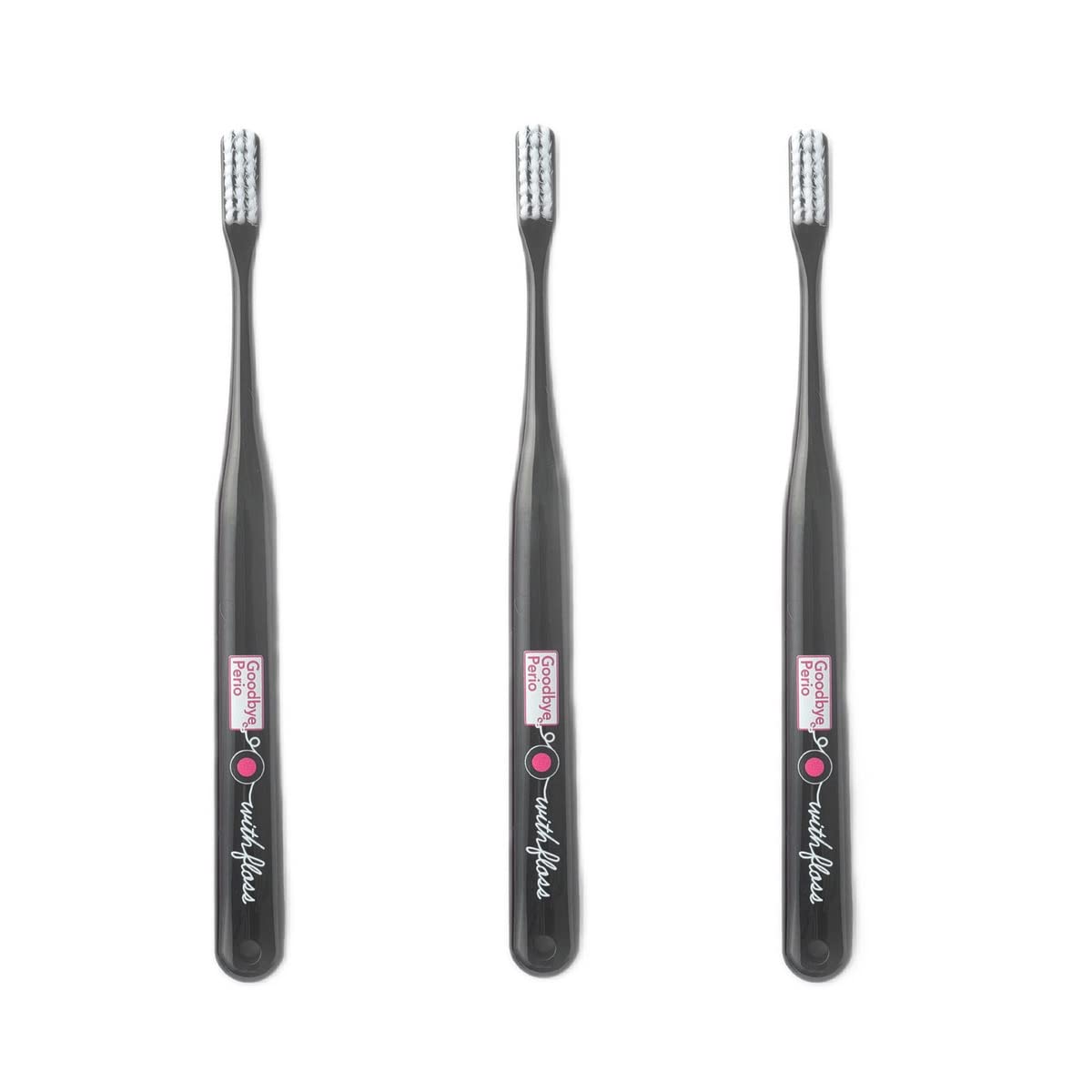 

Dental care oral care Guppeli black 6 pieces [Gums-friendly toothbrush] чорний