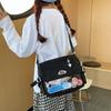 Simple Academic Style Girl Oblique Span Bag Student Large-capacity Messenger Bag Transparent Shoulder Bag