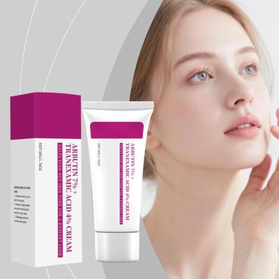 AMZ Arbutina Correttore Macchie Scure 50g Siero Rimozione Imperfezioni / Crema Viso Idratante e Nutriente