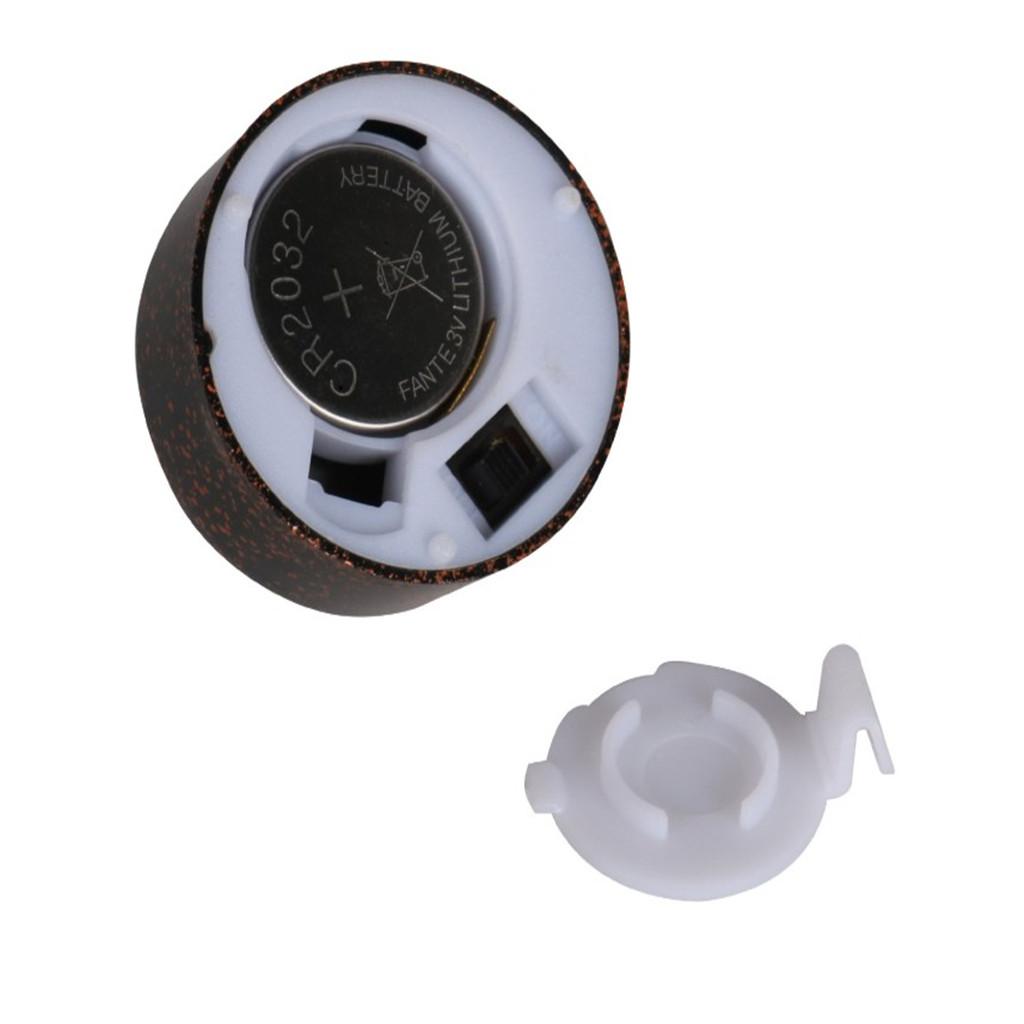 Black Flameless Votive Candle Battery Operated Flickering Light