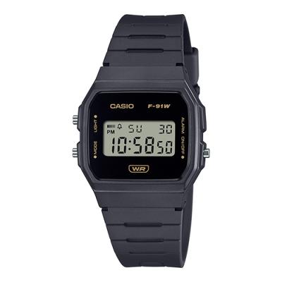 CASIO Lightweight Minimalist Digital LCD Watch F-91WB-8ADF