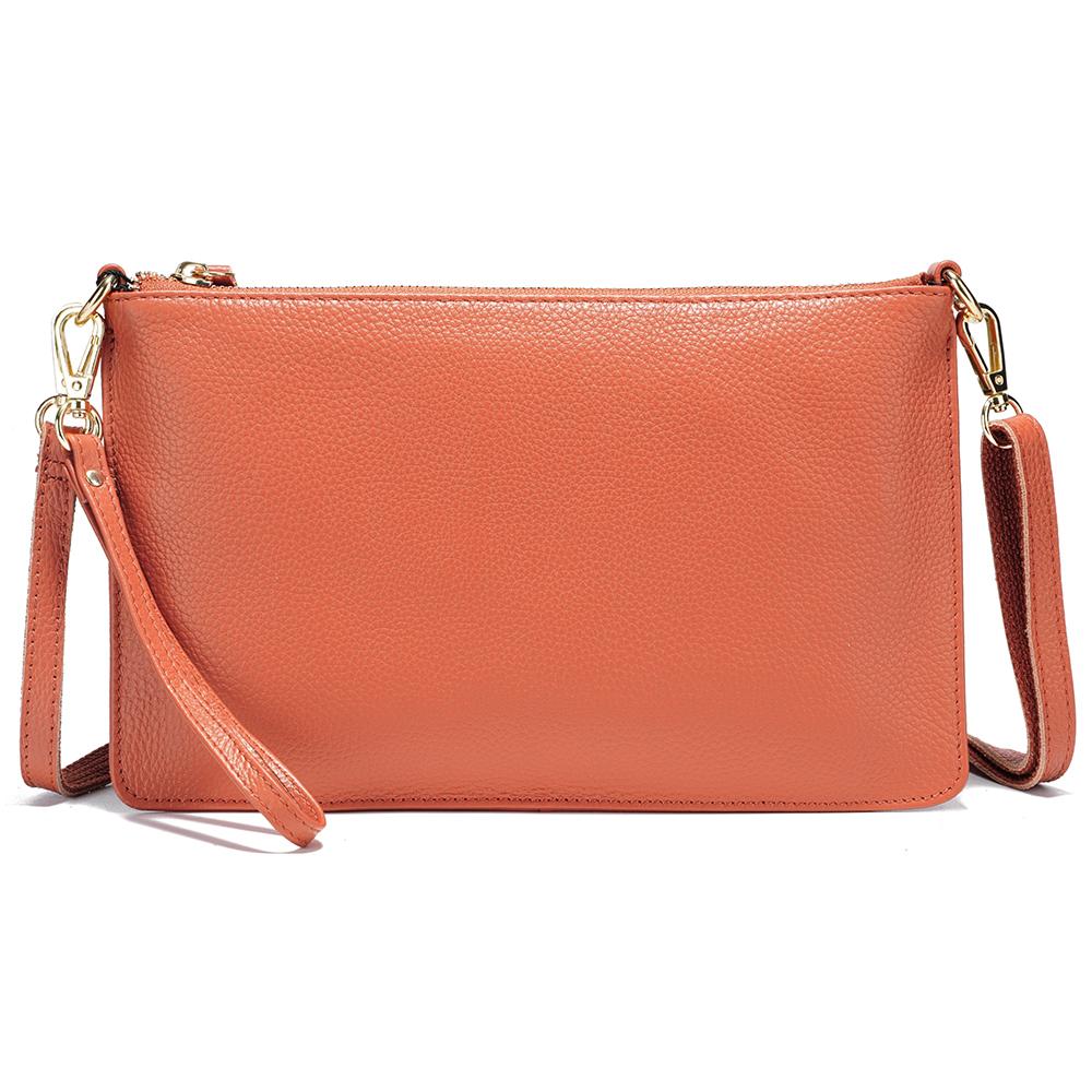 Zency Kvinner Skulderveske Myk Skinn Håndveske Clutch