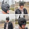 Two Styles Cosplay Movie Character Super Cool Bat Hero Funny Halloween Mask Half Face Head Cover Carnival Party Costume Props